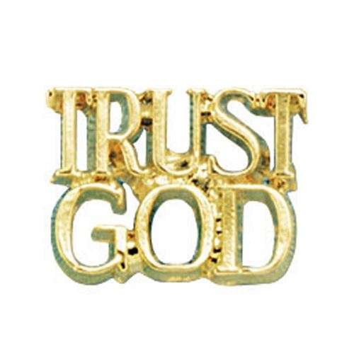 Trust God - lapel pin