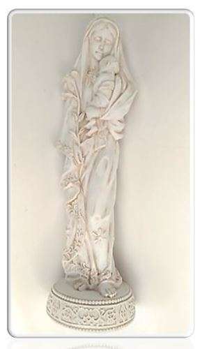 37cm Madonna and Child - Vanilla Cream finish