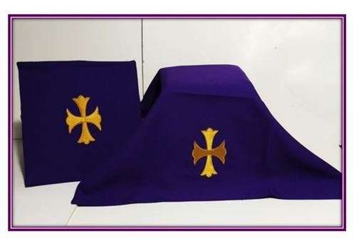 Burse and Chalice Veil in Purple