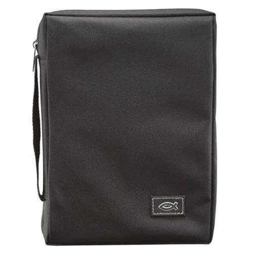 Bible Bag - Black with fish