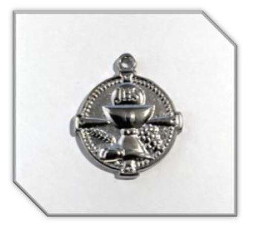 20mm Chalice, Eucharist, grapes and Vines Medal