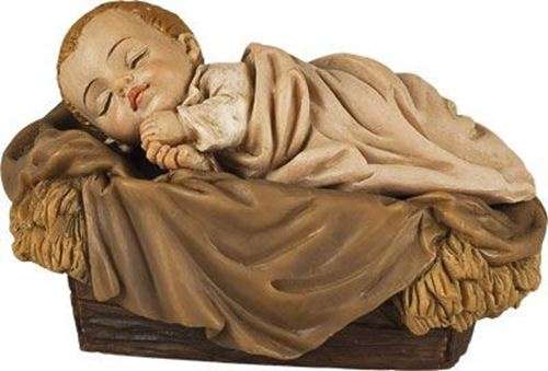 7cm Baby Jesus in Crib