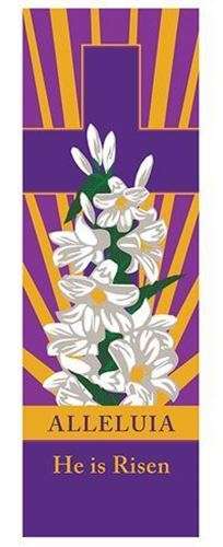 He is Risen Banner - 165cm L x 46cm W - Pole Hem