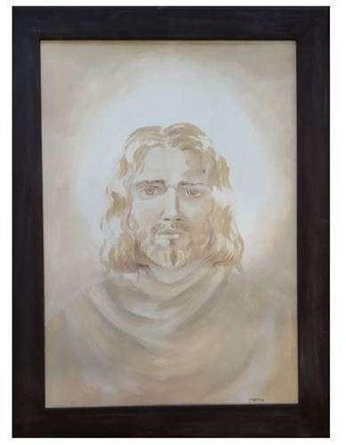 Painting of Jesus - Framed - 60 x 42cm
