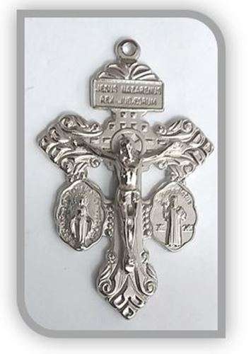 Pardon Crucifix with the Miraculous medal & St Benedict
