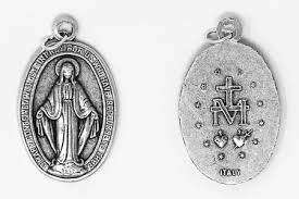 Sterling Silver Miraculous Medal  - 13mm Mini