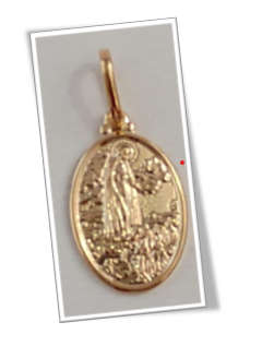 18kt Gold Filled - Our Lady of Fatima Pendant