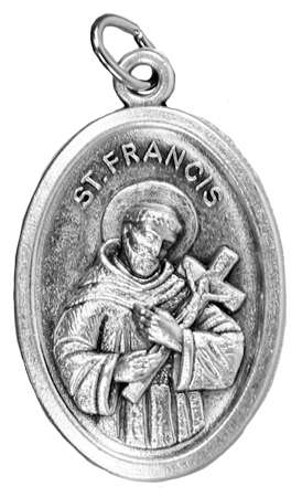 St Francis Medal -Italian Import