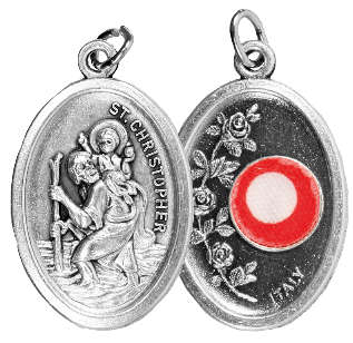 2.5cm - 3rd Class Relic Medal - St Christopher