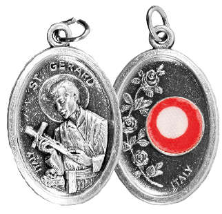 2.5cm  - 3rd class Relic Medal - St Gerard