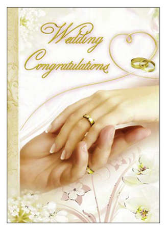 Wedding Congratulations - Greeting Card