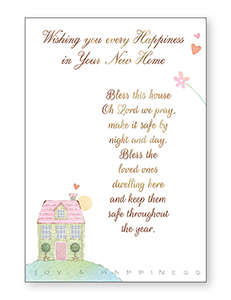 Wishing you every Happiness in your New Home - Greeting Card