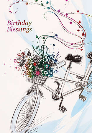 Birthday Blessings Greeting Card