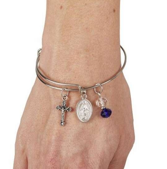 Miraculous Medal Charm bangle