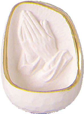 Praying Hands Holy Water Font