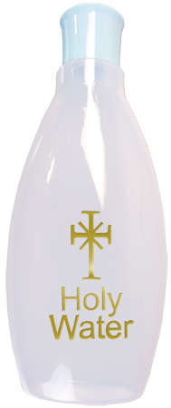 60ml Holy Water Bottle with Gold letters