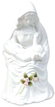Ceramic Madonna & Light - Touch of Rose