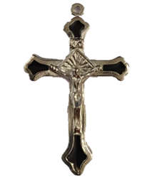 4.5cm Enamel Inlay Crucifix - Various colours