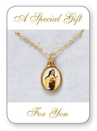 St Therese Necklet in gold