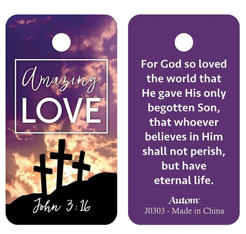 Amazing Love Key Ring Tag