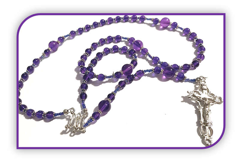 Birthstone Rosary - Amethyst / February