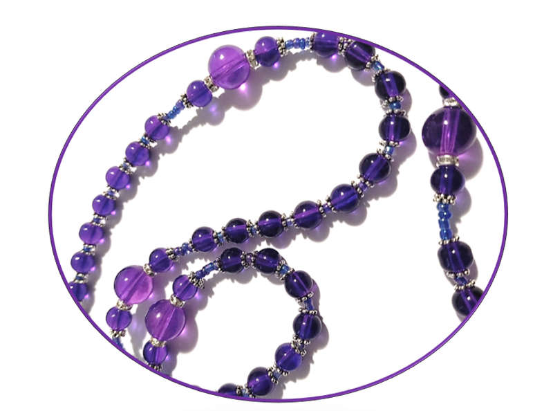 Birthstone Rosary - Amethyst / February