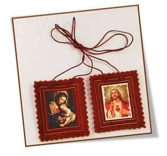 The Brown Scapular of our Lady of Mount Carmel