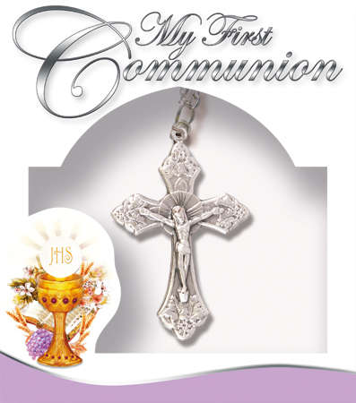 My First Communion  Crucifix & Chain Gift