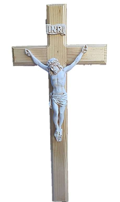 78cm Pine Crucifix