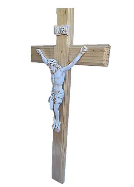 78cm Pine Crucifix
