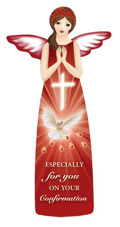 24cm Porcelain Confirmation Angel