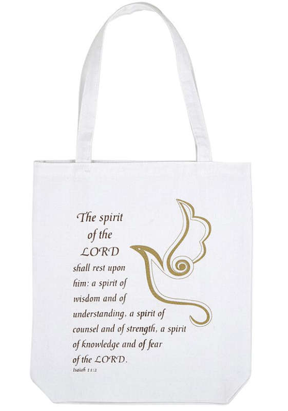 Sprit of the Lord Tote Bag with Inside Pocket