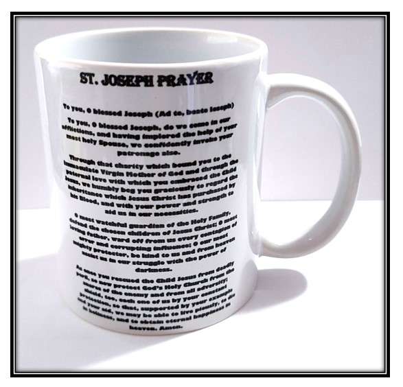 St Joseph Mug with Prayer