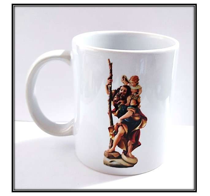 St Christopher Mug with Prayer