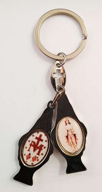 Our Lady of the Miraculous Medal Key Ring