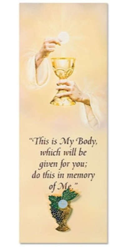 First Holy Communion Pin & Bookmark
