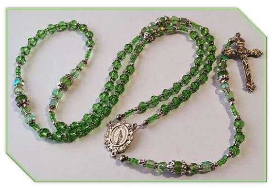 Birthstone Rosary - August / Peridot - Limited Edition