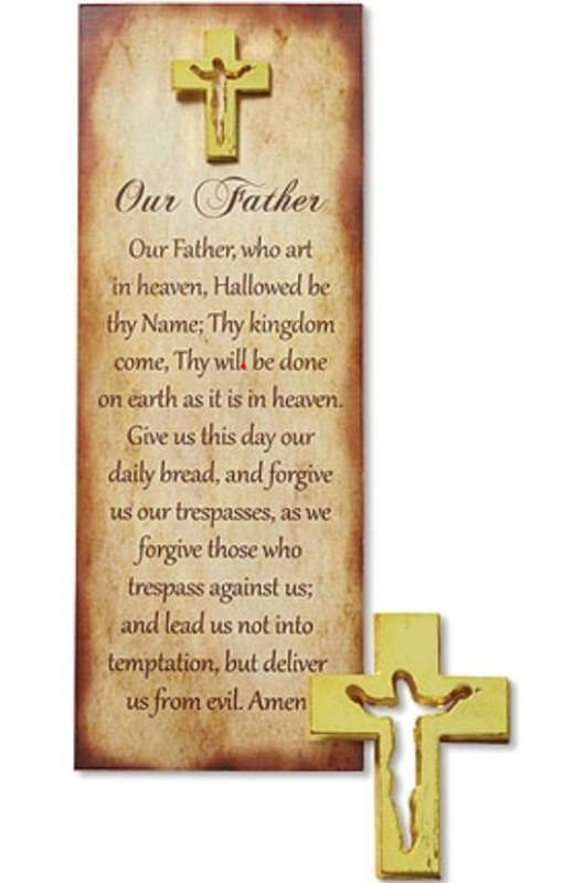 Our Father Lapel Pin with Bookmark