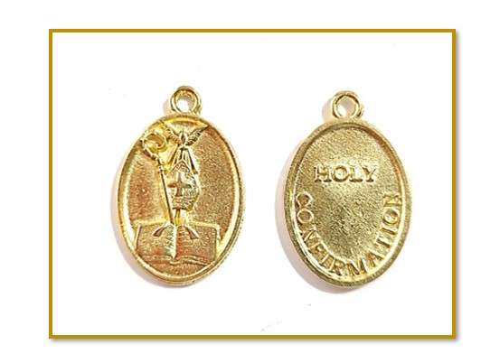 Confirmation medal in gold