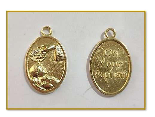 Baptism gold medal