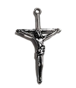 Stainless Steel 35mm Crucifix