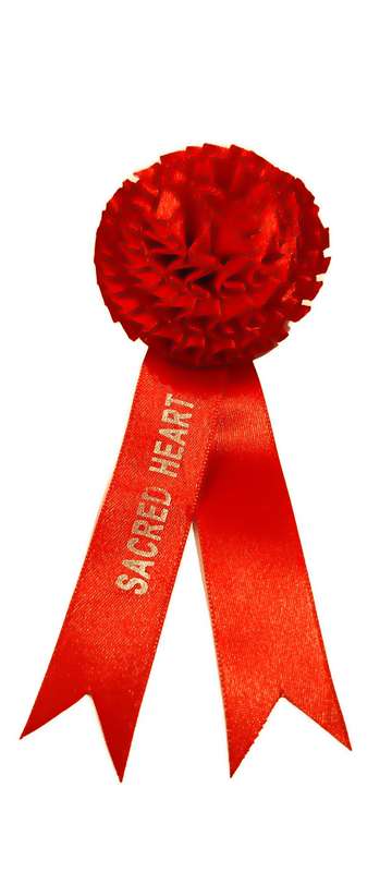 Sacred Heart Rosette Pin