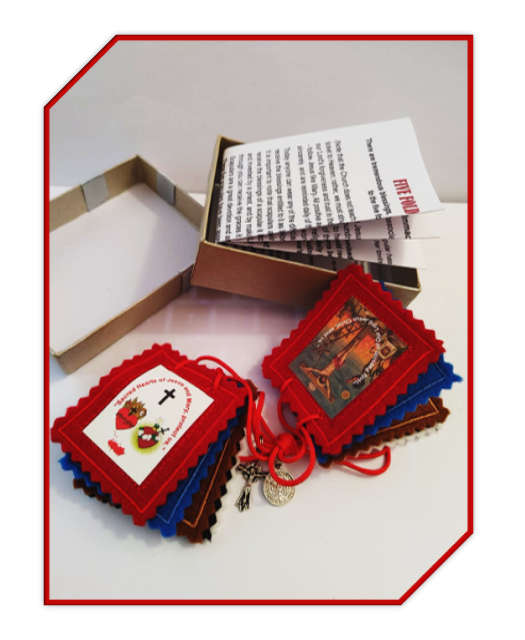 5 Fold Scapular in gift box