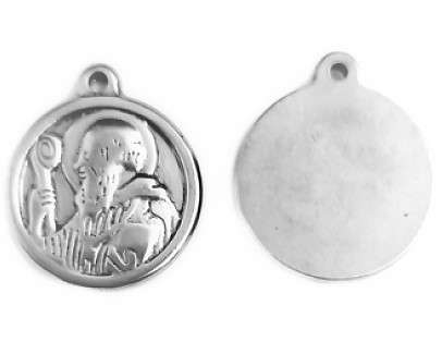 20mm Stainless Steel St Benedict medal