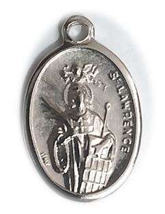 St Lawrence Medal - Patron saint of the poor, students, fire fighters