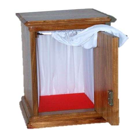 Wooden Tabernacle with Jesus the Teacher Relief in gold