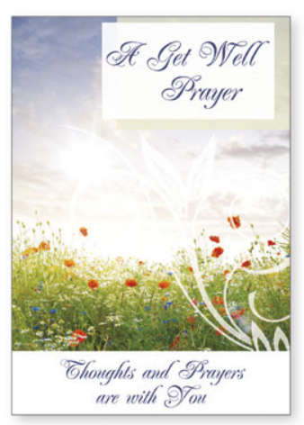 A Get Well Prayer greeting card
