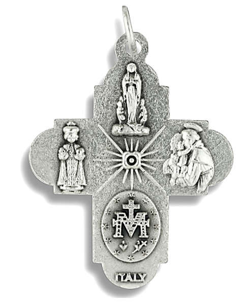 Sterling Silver 5 Way cross - 17mm