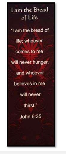 I am the Bread of Life Bookmark