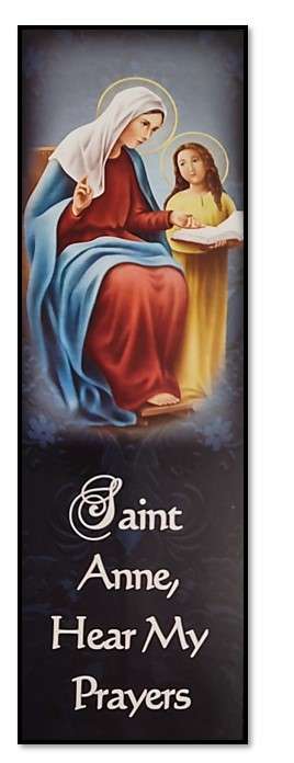 Saint Anne Hear my Prayers Bookmark